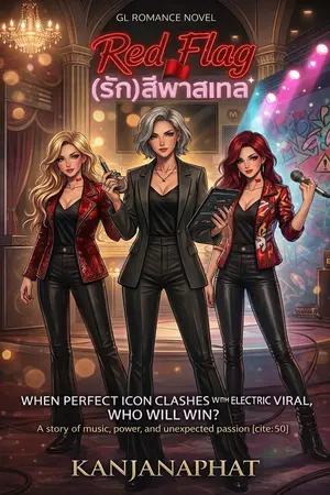 ปกนิยาย Red Flag (รัก) สีพาสเทล : Soft Pastel, Deep Red Flag