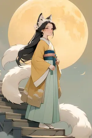 ปกนิยาย ระบบของจิ้งจอกน้อยเก้าหางที่อยากเป็นตัวเอก!