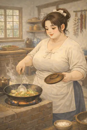 ปกนิยาย ทะลุมิติมาพลิกชะตาหญิงอ้วนจอมเกียจคร้านในยุค 80