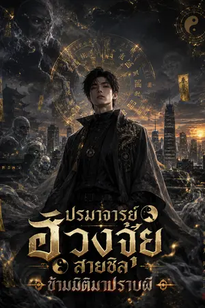 ปกนิยาย ปรมาจารย์ฮวงจุ้ยสายชิล ข้ามมิติมาปราบผี
