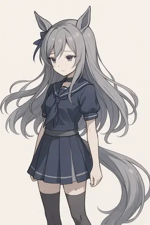 ปกนิยาย [Umamusume] “หนึ่งปีสุดท้ายบนเส้นทางสายฝันของนักวิ่งที่วิ่งเพื่อให้โลกจดจำชื่อของเธอ”