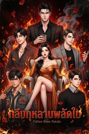ปกนิยาย กลีบกุหลาบพลัดใบ