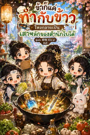 ปกนิยาย ข้าก็แค่ทำกับข้าว ไหงกลายเป็นเสาหลักของสำนักไปได้