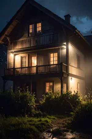 ปกนิยาย บ้านสีหม่น