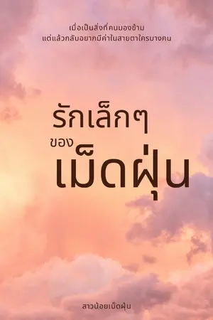 ปกนิยาย รักเล็กๆ ของเม็ดฝุ่น