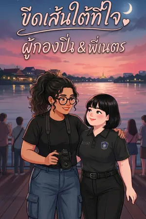 ปกนิยาย ขีดเส้นใต้ที่ใจ ผู้กองปิ่น&พี่เนตร