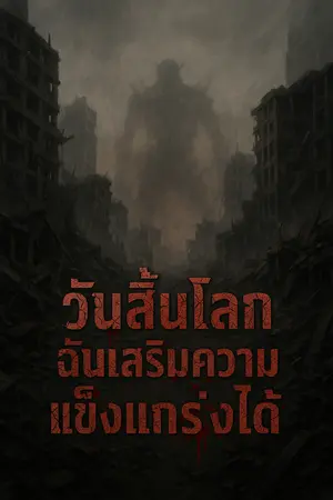 ปกนิยาย วันสิ้นโลก : ฉันเสริมความแข็งแกร่งได้