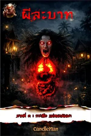 ปกนิยาย ผีละบาท (บาทที่ ๓ : กระสือ แม่หมอพิมพา)