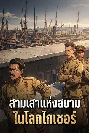 ปกนิยาย สามเสาแห่งสยามในโลกไกเซอร์