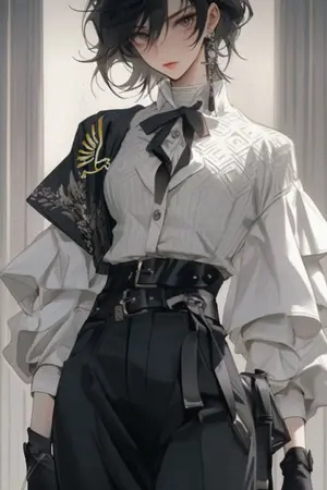 ปกนิยาย rick and morty (oc) หญิงสาวปริศนา