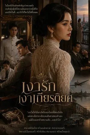 ปกนิยาย เงารักเงาเกียรติยศ