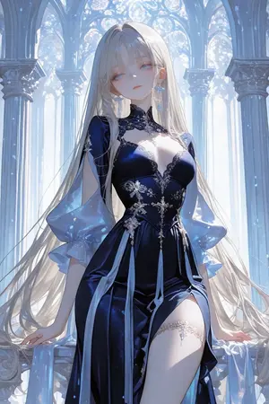 ปกนิยาย [Fic Harry Potter] The Silver Moon and The Deep Sea