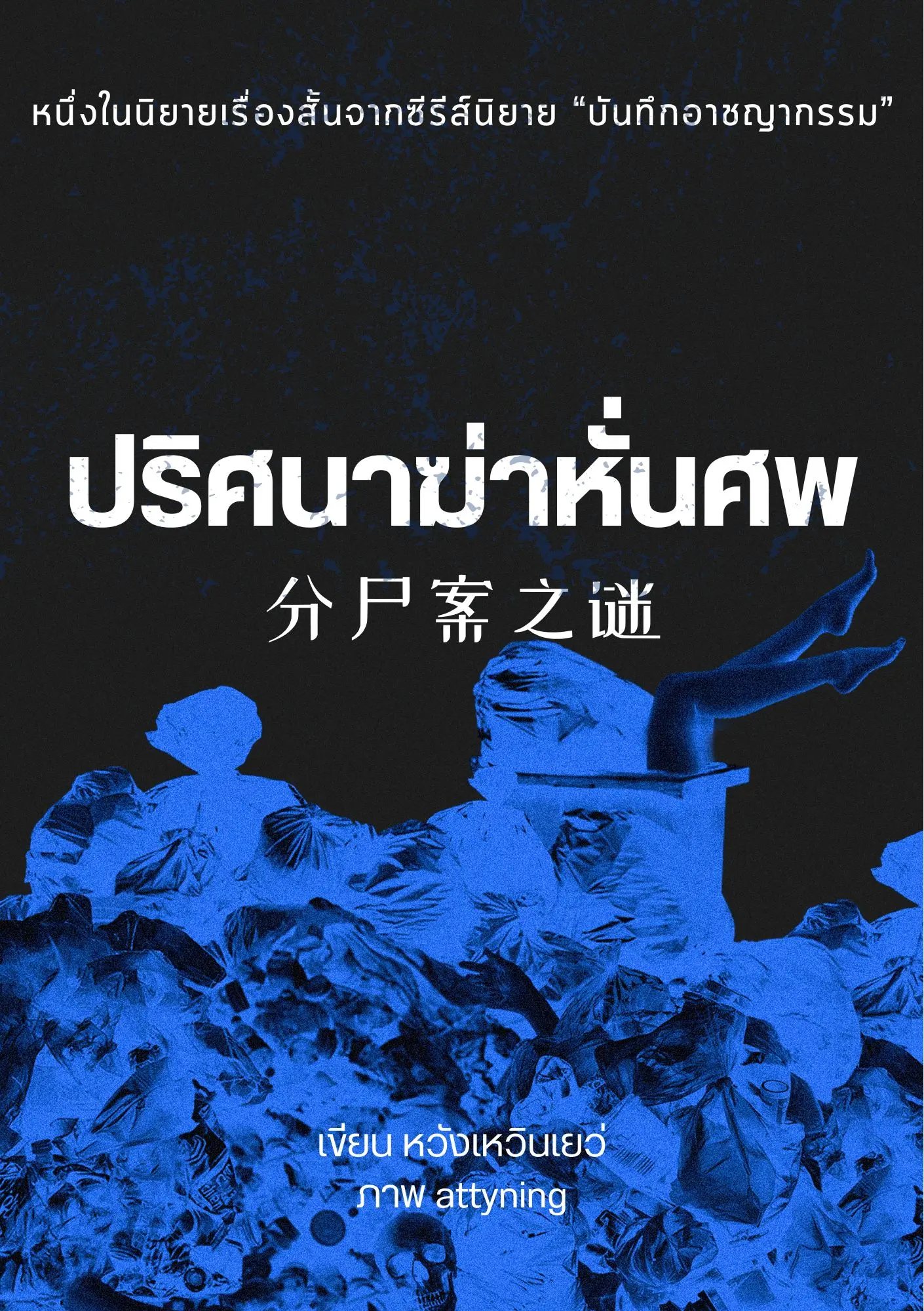 ปกนิยาย ปริศนาฆ่าหั่นศพ
