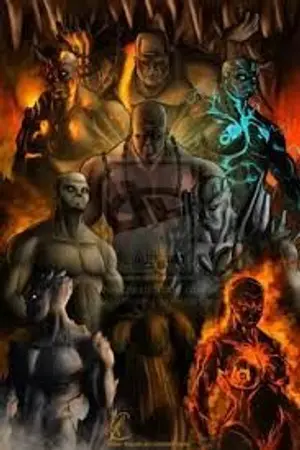 ปกนิยาย สงครามแห่งไททันกับเทพเจ้า