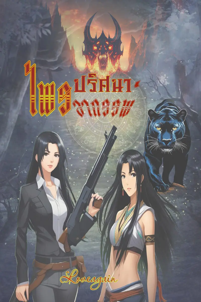 ปกนิยาย ปริศนาไพรอาถรรพ์