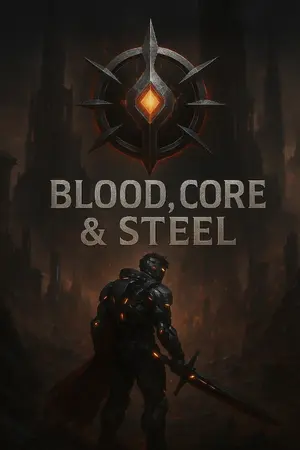 ปกนิยาย Blood, Core & Steel