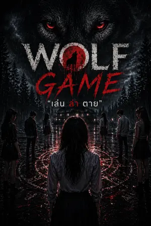ปกนิยาย Wolf Game "เล่น ล่า ตาย"