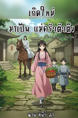 ปกนิยาย เกิดใหม่ มาเป็นแม่ครัวตัวตึง
