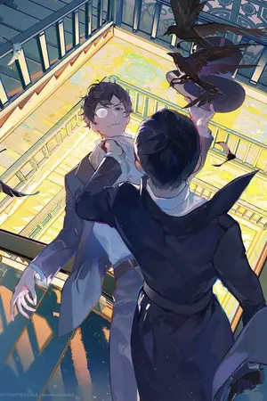 ปกนิยาย Amon/Klein | กาตัวโตกับภารกิจจีบแมวขี้กลัว 【Lotm】