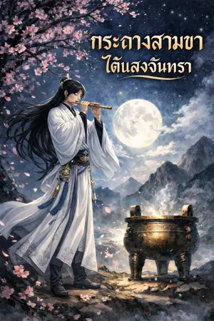 ปกนิยาย กระถางสามขาใต้แสงจันทรา