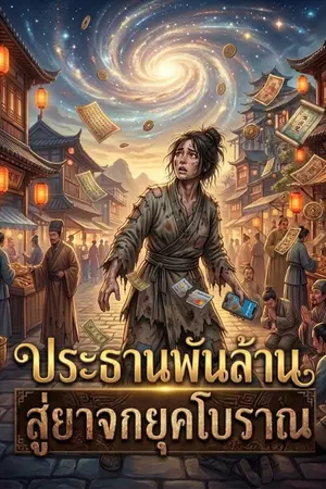 ปกนิยาย ประธานพันล้านสู่ยาจกยุคโบราณ