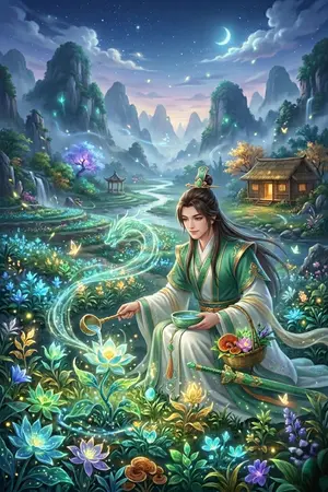 ปกนิยาย คนอื่นบำเพ็ญเซียน ส่วนข้าปลูกสมุนไพรวิญญาณ