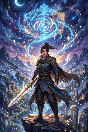 ปกนิยาย ขยะตระกูลหลินผู้ปลุกระบบสุสานเทพนับล้านดวง