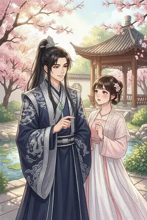 ปกนิยาย ฉันเลี้ยงหมาเด็กอยู่ดีๆ รู้ตัวอีกทีเป็นอนุท่านอ๋องในยุคจีนโบราณ