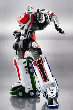 ปกนิยาย Dekaranger : ฉันก็แค่ตำรวจอวกาศในดาวที่คล้ายนิยายแนวเกิดใหม่เป็นนางร้าย