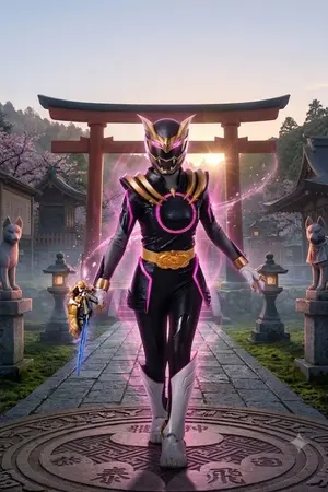 ปกนิยาย Gozyuger : มิโกะแห่งศาลเจ้าเทก้าซอร์ด