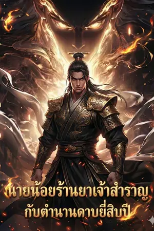 ปกนิยาย นายน้อยร้านยาเจ้าสำราญ กับตำนานดาบยี่สิบปี