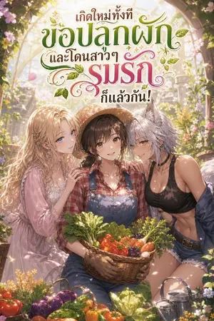 ปกนิยาย เกิดใหม่ทั้งที ขอปลูกผักและโดนสาวๆ รุมรักก็แล้วกัน!