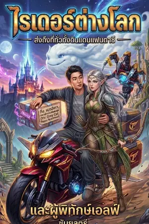ปกนิยาย ไรเดอร์ต่างโลก