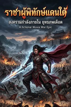 ปกนิยาย ราชาผู้พิชิตแดนใต้