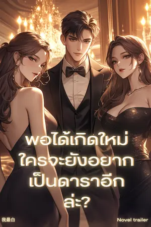 ปกนิยาย พอได้เกิดใหม่ ใครจะยังอยากเป็นดาราอีกล่ะ?