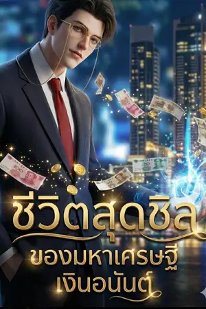 ปกนิยาย ชีวิตสุดชิลของมหาเศรษฐีเงินอนันต์