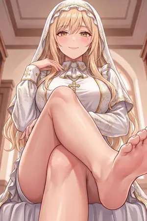 ปกนิยาย บันทึกลับนักบุญสายแบ๊ว (The OP Saintess Diary)