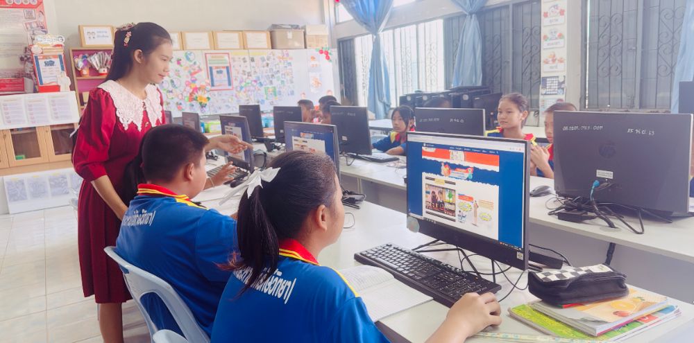 ภาพบรรยากาศการเรียนการสอนวิชาเทคโนโลยี