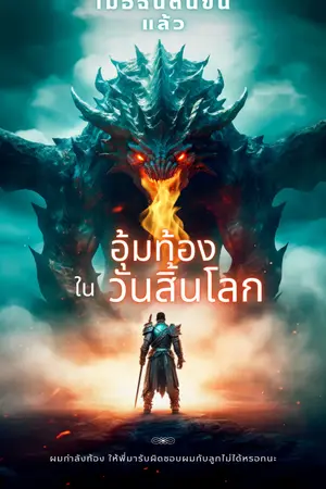 ปกนิยาย อุ้มท้องในวันสิ้นโลก