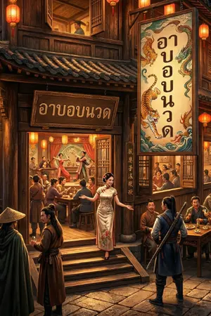 ปกนิยาย อาบ อบ นวด อันดับหนึ่งแห่งยุทธภพ