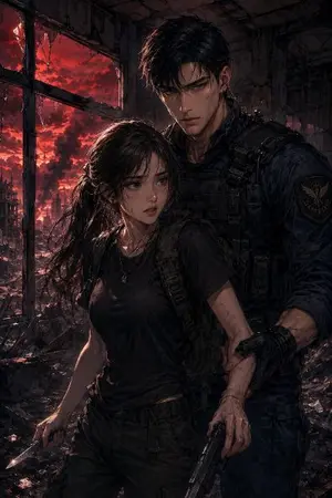 ปกนิยาย ไม่อยากตายในวันสิ้นโลก เลยต้องล็อคเอาท์ไปนอนหลับ