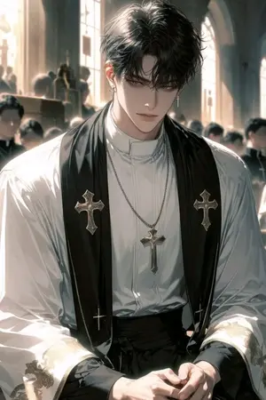 ปกนิยาย บาทหลวง (ไม่อยาก) ประจำนรก