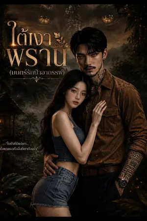 ปกนิยาย ใต้เงาพราน(มนตร์รักป่าอาถรรพ์)
