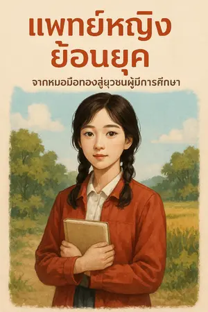 ปกนิยาย แพทย์หญิงย้อนกลับมาเป็นยุวชนผู้มีการศึกษา ยุค 70