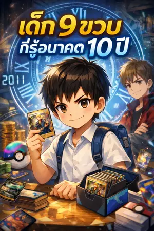 ปกนิยาย การย้อนเวลาของเด็กหนุ่ม