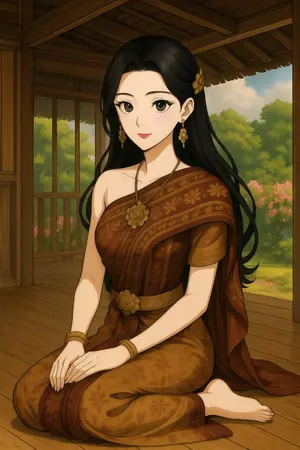 ปกนิยาย ย้อนเวลามาเป็นแม่ค้าสุดปัง