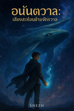 ปกนิยาย อนันตวาฬ: เสียงสะท้อนข้ามจักรวาล (Anantawāḷ: Echoes Across the Cosmos)