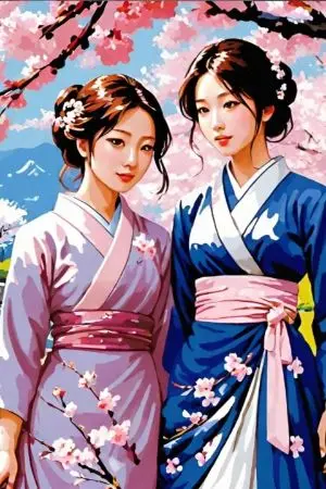 ปกนิยาย ดอกซากุระสีเลือด