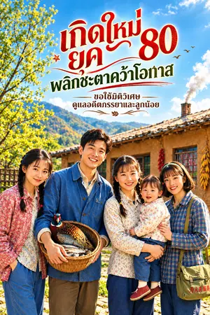 ปกนิยาย เกิดใหม่ยุค 80 พลิกชะตาคว้าโอกาส: ขอใช้มิติวิเศษดูแลเหล่าภรรยาและลูกน้อย