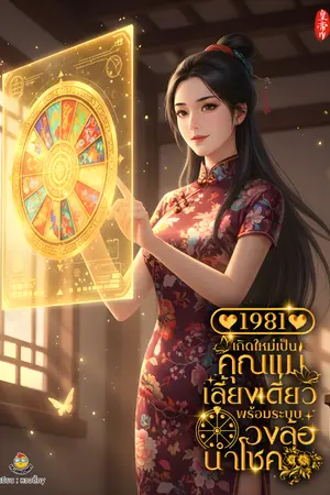 ปกนิยาย 1981 เกิดใหม่เป็นคุณแม่เลี้ยงเดี่ยว พร้อมระบบวงล้อนำโชค